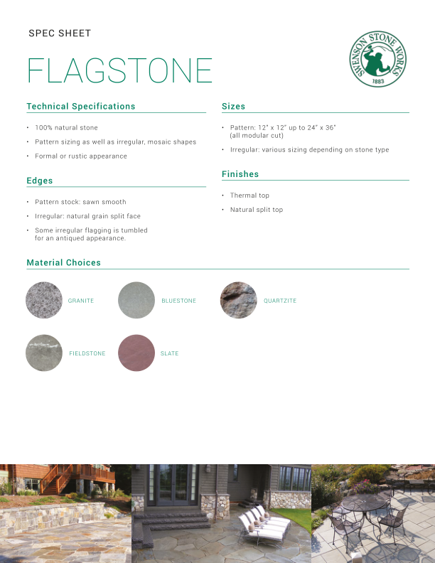 Flagstone Spec Sheet