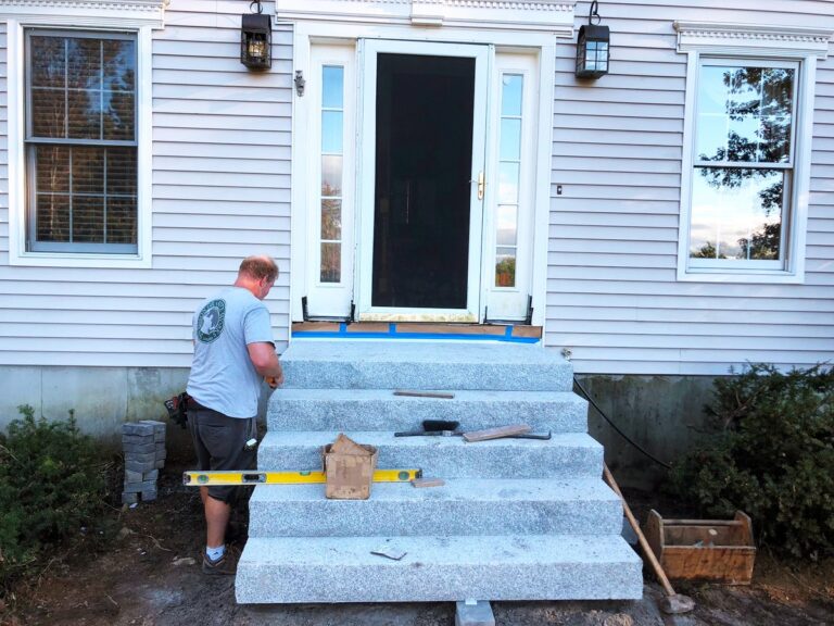 Installing a Set of Granite Steps: A Step-by-Step Process