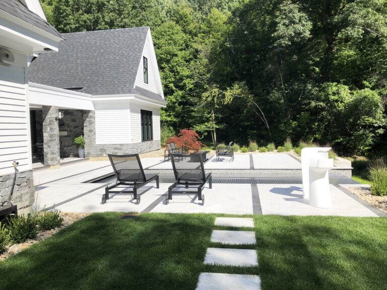 Making The Case For Monochrome: An Artful Outdoor Hardscape Design with Granite